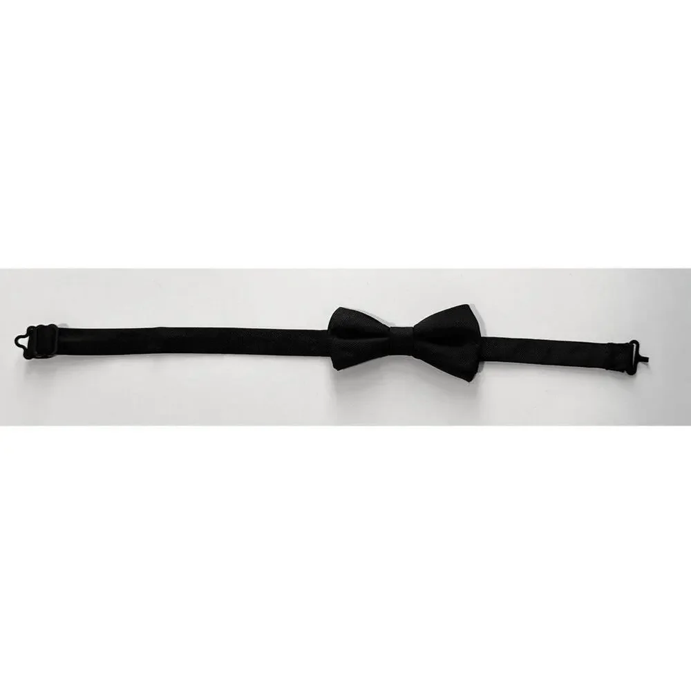 Cat & Jack Black Woven Bow Tie Youth One Size Fits Most